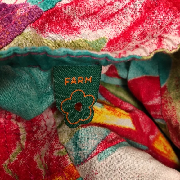 -SOLD-Farm Rio Halter Neck Mini Dress Floral - Picture 6 of 8